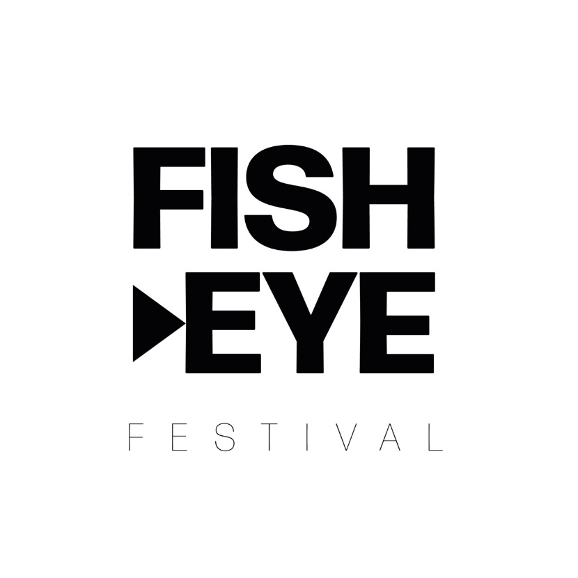 Logo noir et blanc du Fish Eye Festival